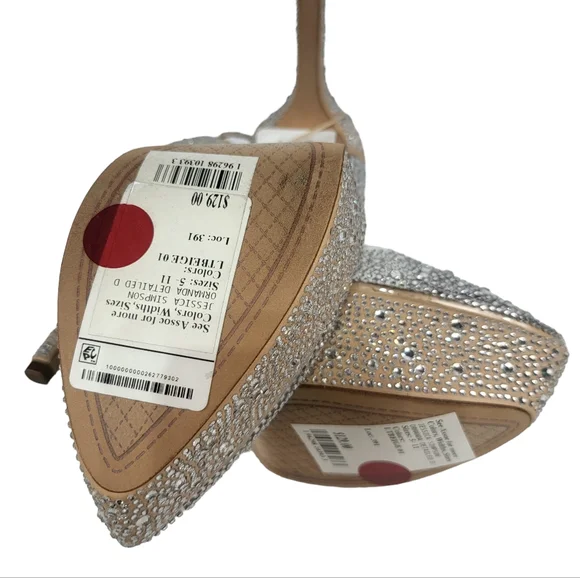 Jessica Simpson Ormanda 2 Platform Pump Champagne 6.5 - Picture 4 of 4